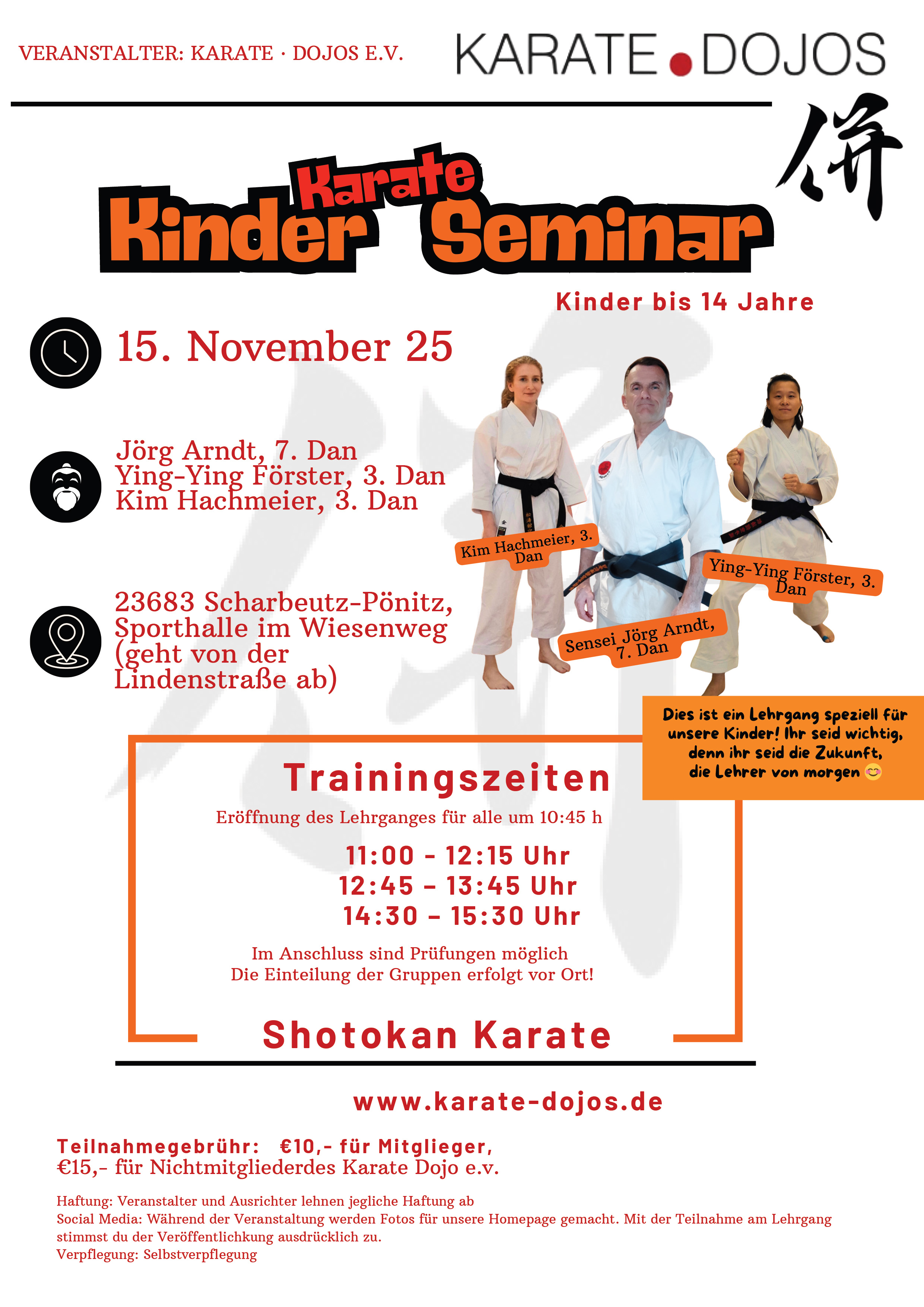 25.11.2025 - Kinder Karate Seminar - Karate Dojos