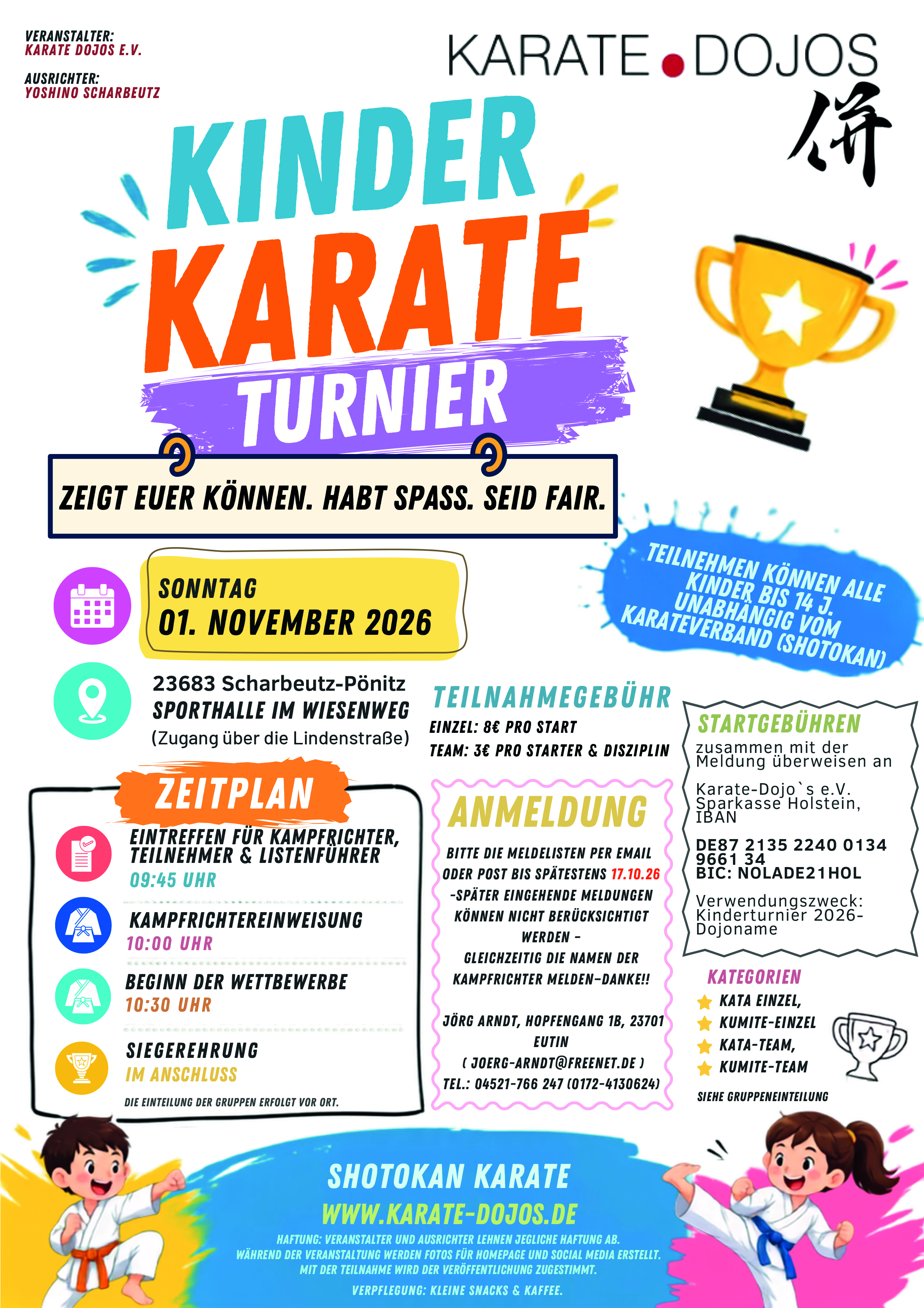 01.11.2026 - KINDER-KARATE-Turnier - Karate Dojos