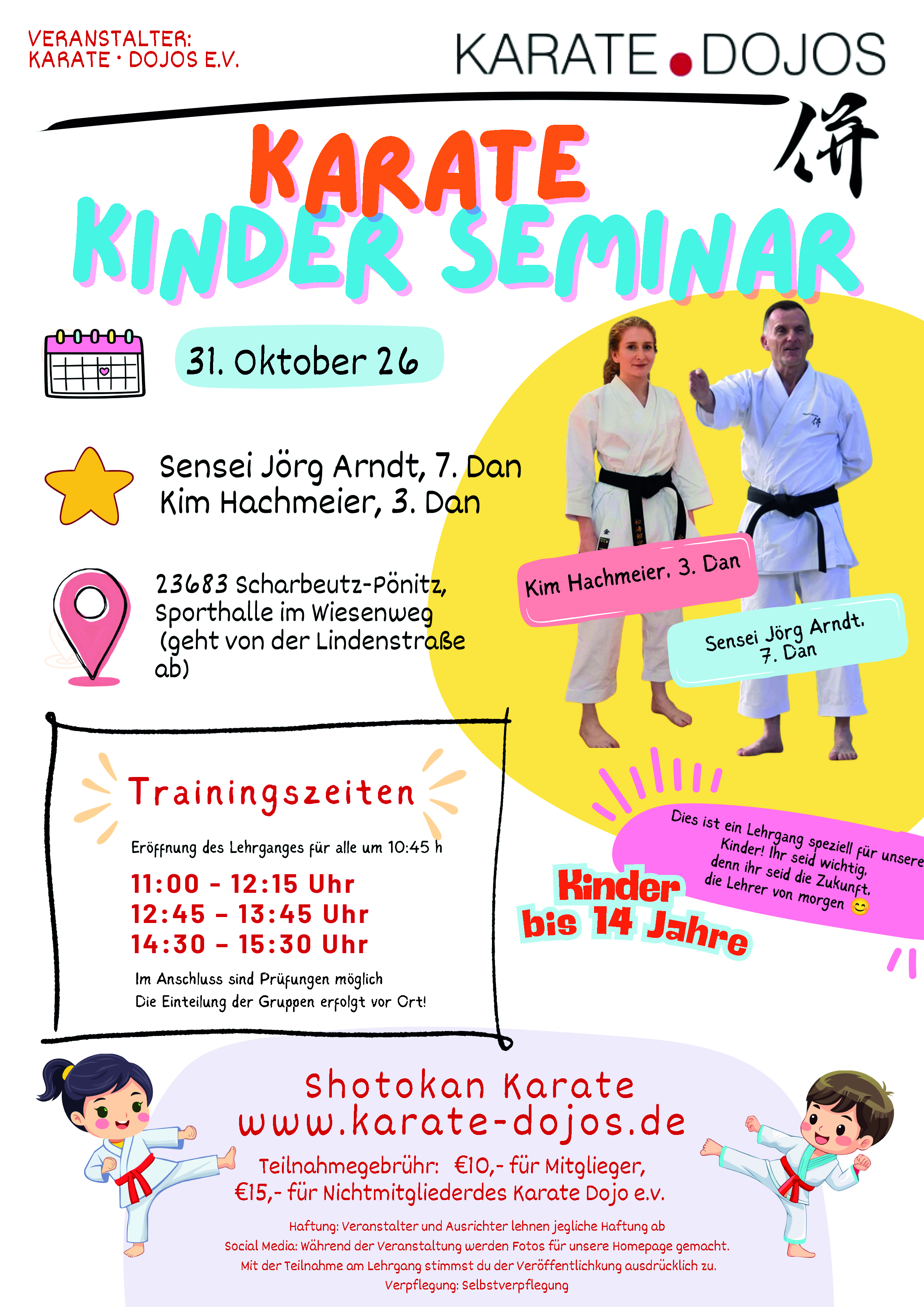 31.10.2026 - KINDER-KARATE-SEMINAR - Karate Dojos